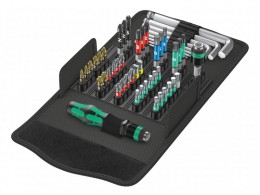 Wera Kraftform Kompakt 100 Screwdriving Service Bit Set of 52 £74.99